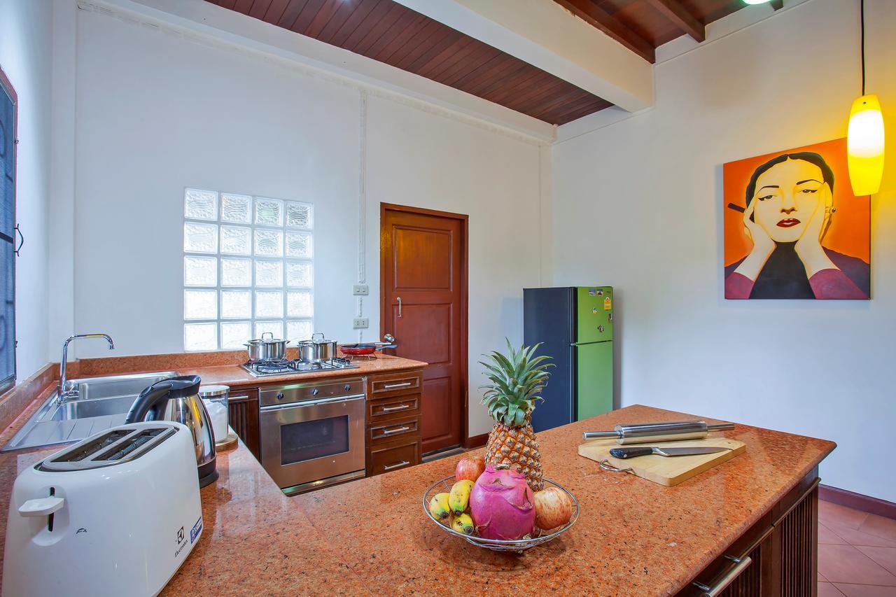 Traditional Thai Villa Nikkie In Tropical Nature, 4Br & Pool, Near Rawai Beach Nai Harn 外观 照片