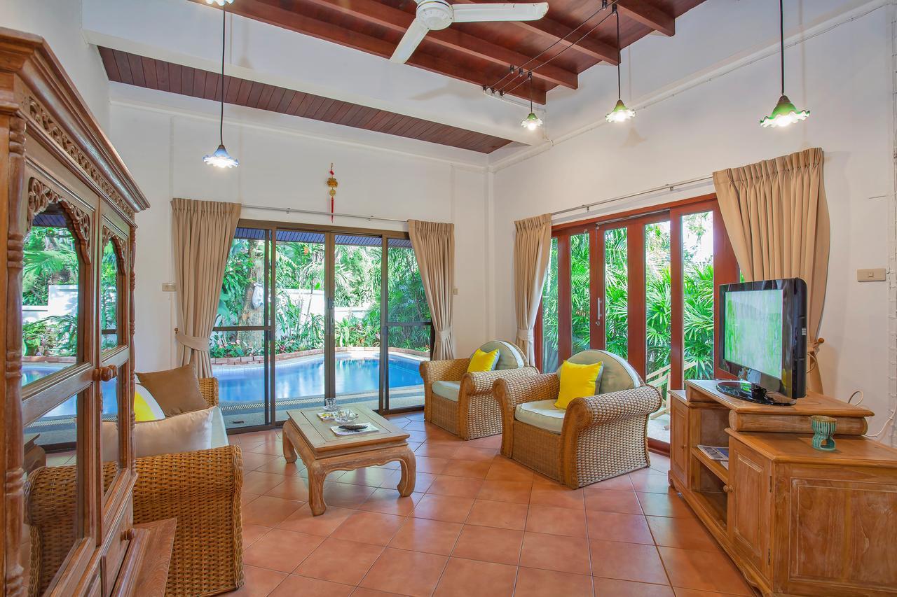 Traditional Thai Villa Nikkie In Tropical Nature, 4Br & Pool, Near Rawai Beach Nai Harn 外观 照片